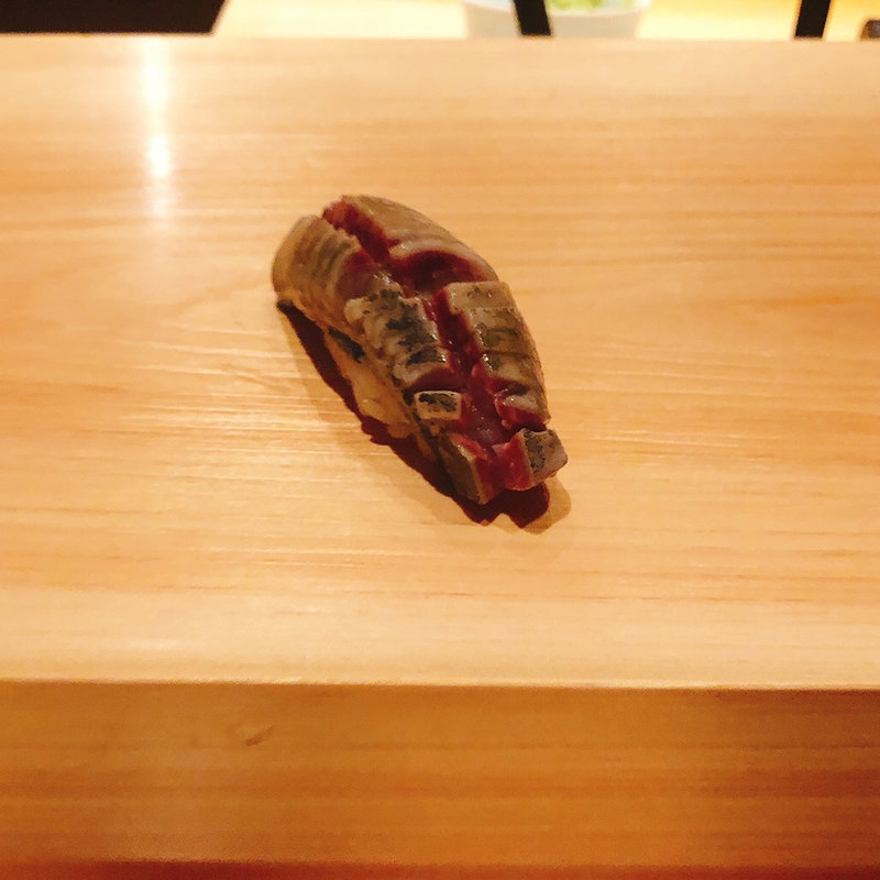 鰯の握り(鮨 利崎)