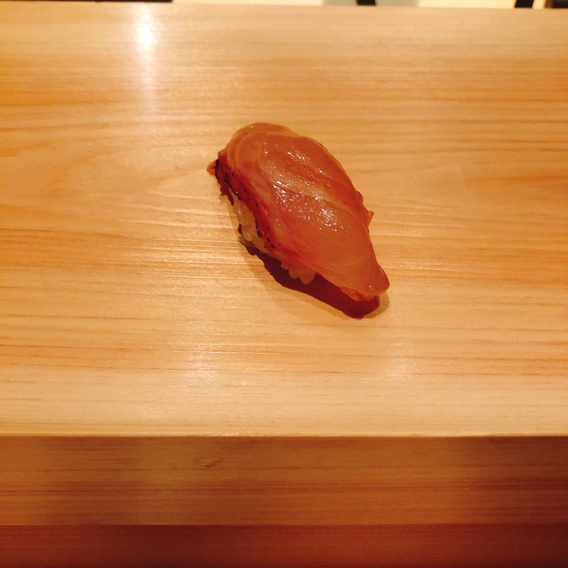 金目鯛の握り(鮨 利崎)