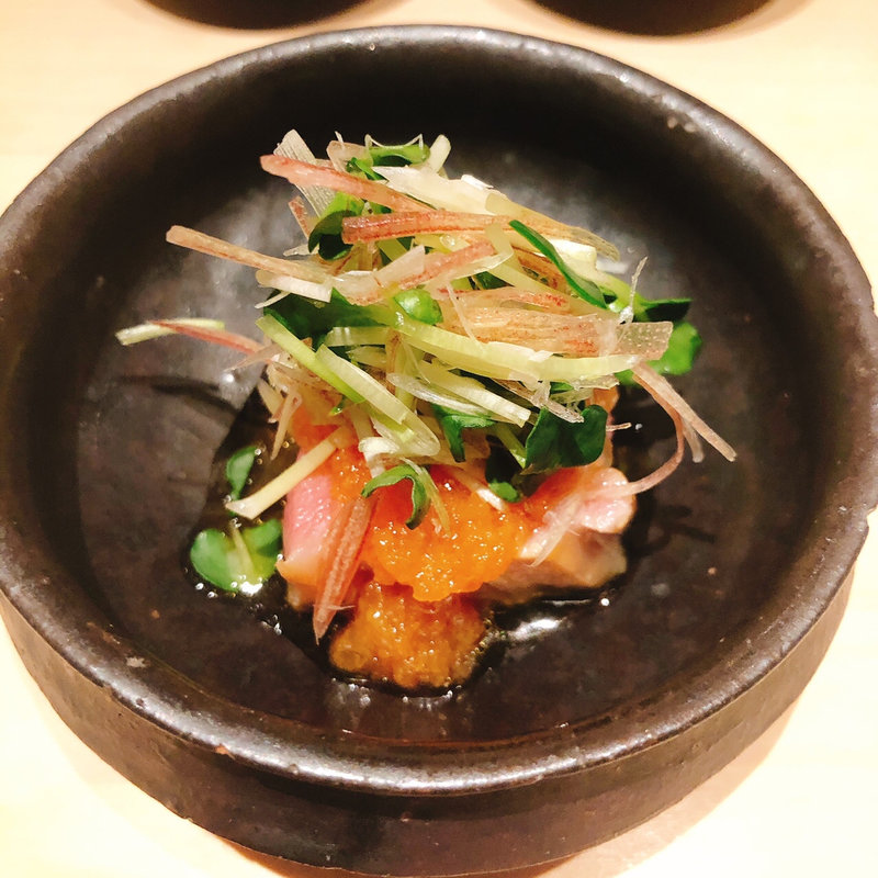 鮪の燻製(鮨 利崎)