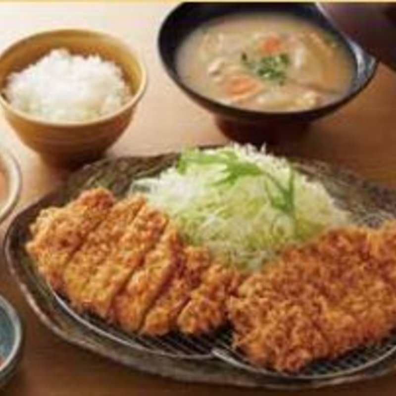 Wロースかつ膳(かつアンドかつ 紫金山公園店)