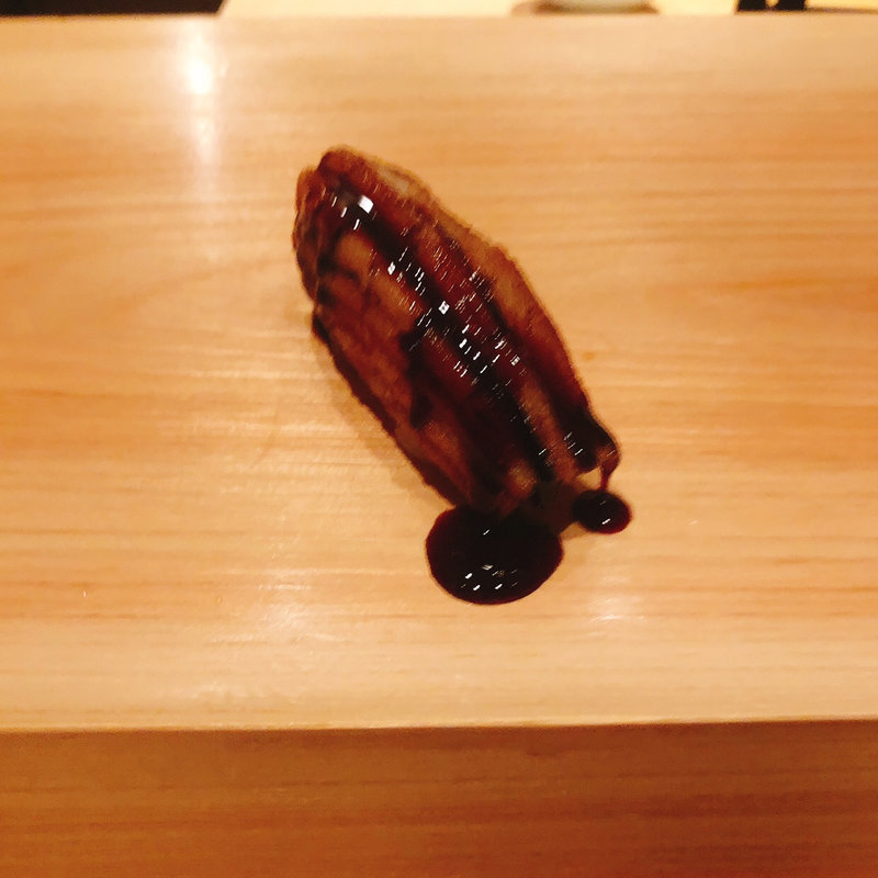 穴子の握り(鮨 利崎)