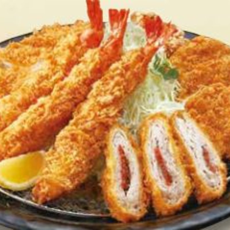 ファミリーかつセット（梅しそ）(かつアンドかつ 紫金山公園店)