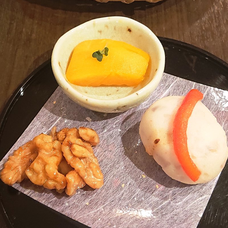 前菜3種盛り(日本酒と湯豆腐 いろは)