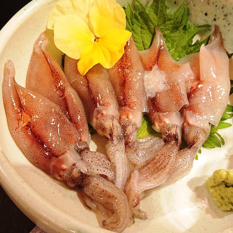 生ホタルイカ(日本酒と湯豆腐 いろは)