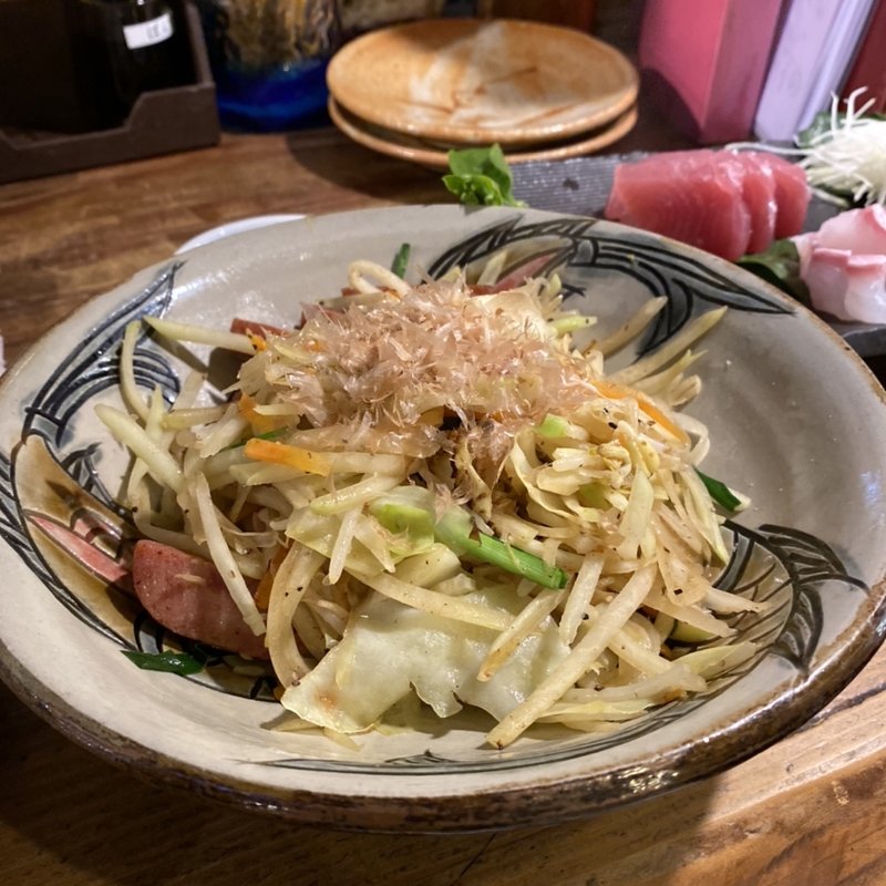 パパイヤチャンプルー(うさぎや石垣本店)