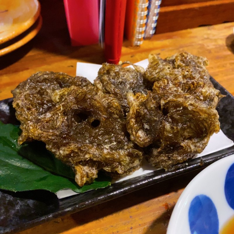 もずくの天ぷら(うさぎや石垣本店)