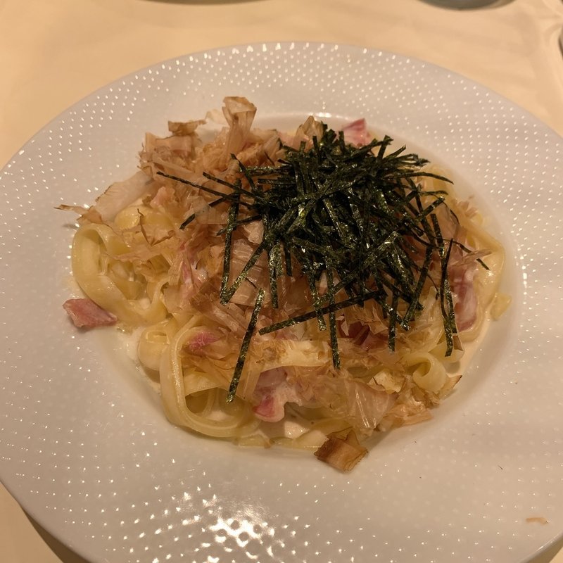 和風カルボナーラ(フォーシーズンズカフェ （FOUR SEASONS CAFE）)