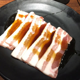 照り焼き豚カルビ(焼肉食べ放題 じゅうじゅう マーブルロード店)