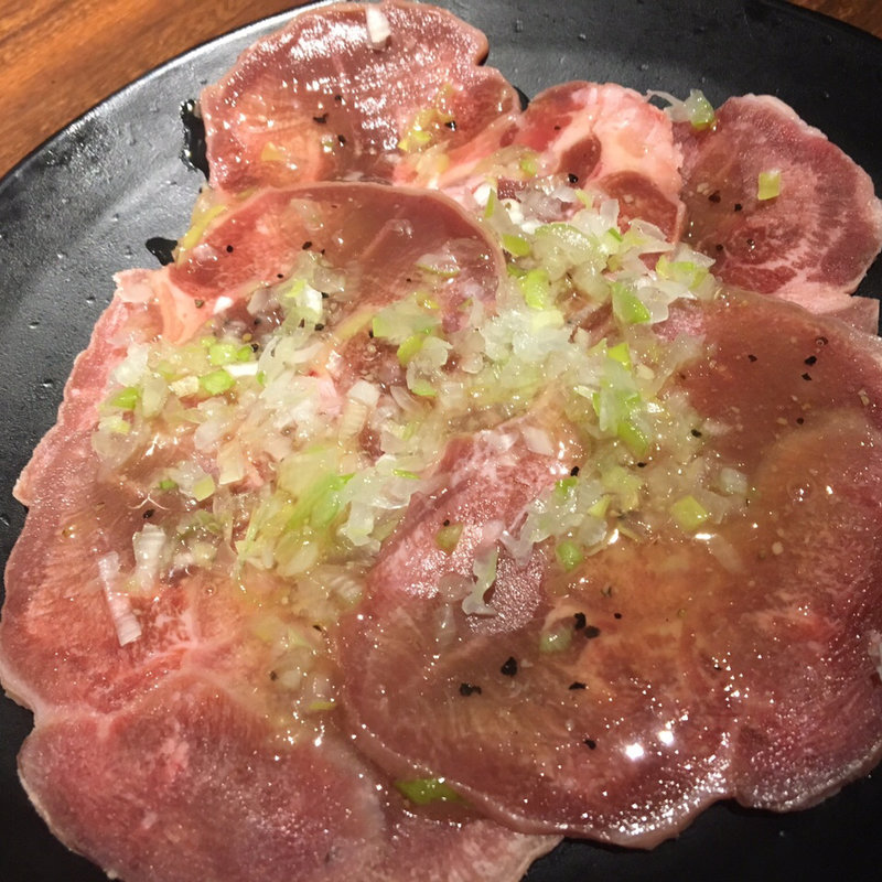 ネギ塩牛タン(焼肉食べ放題 じゅうじゅう マーブルロード店)