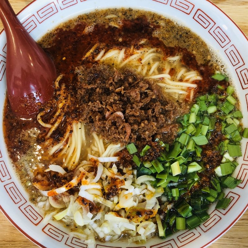 坦々麺(ごま麺鉢と棒)