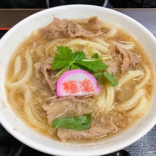 にんにく肉うどん(極楽うどん Ah-麺)