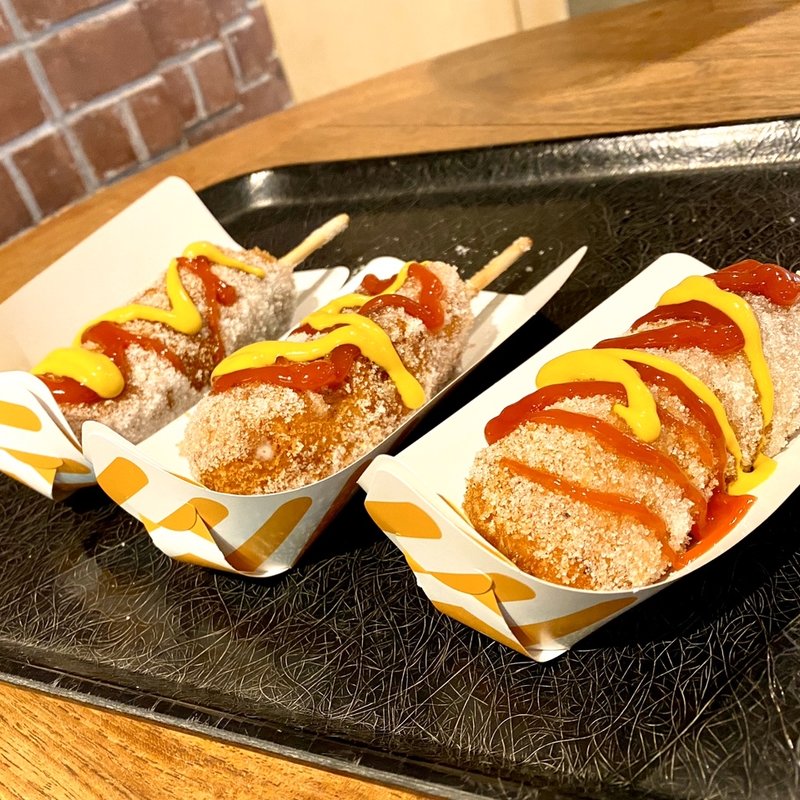 ソーセージチーズハットグ(石焼ビビンバ BIBI イクスピアリ店)