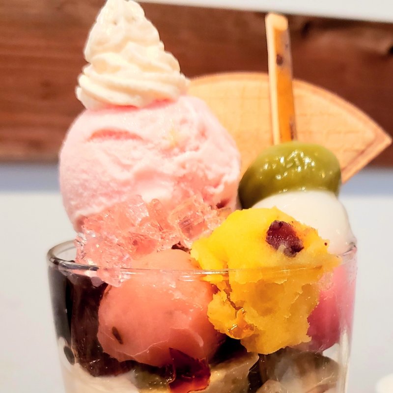 さくらパフェ(ほうじ茶ver)(アオイパフェ )