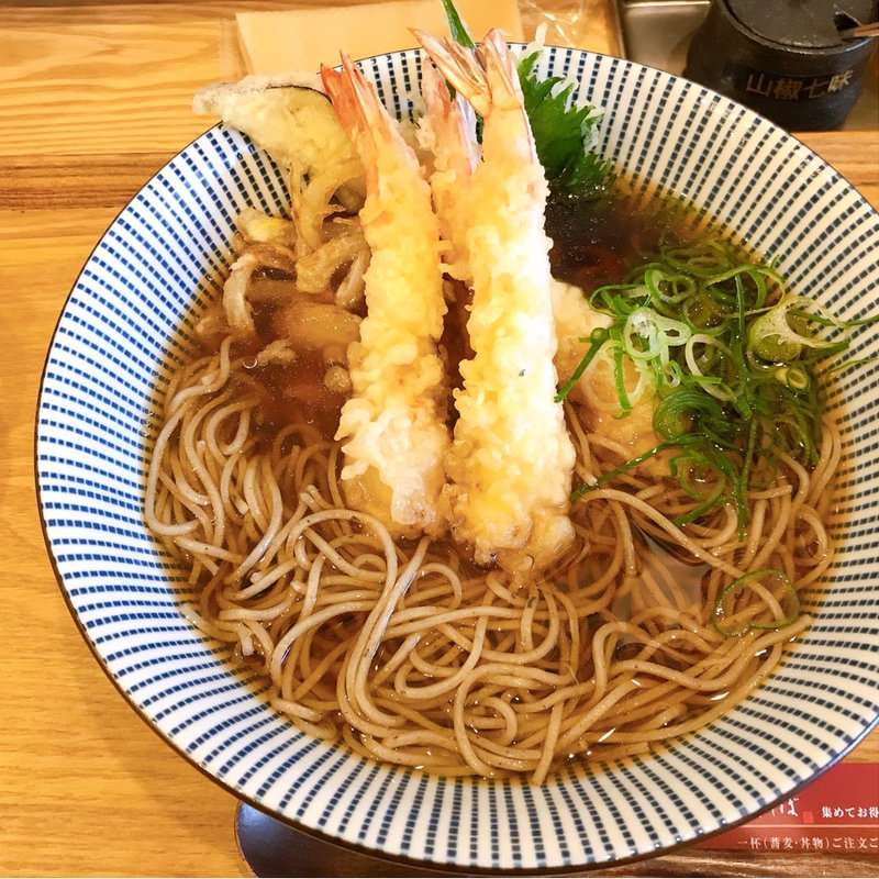 天ぷら蕎麦(浅草橋 百そば)