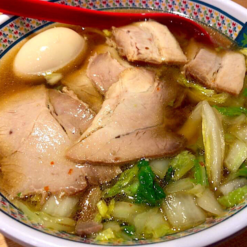 小チャーシュー煮玉子ラーメン(どうとんぼり神座東京ドームシティ店 （ドウトンボリカムクラ）)