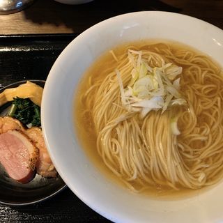 鴨と三大地鶏の塩そば(鴨出汁中華蕎麦麺屋yoshiki)