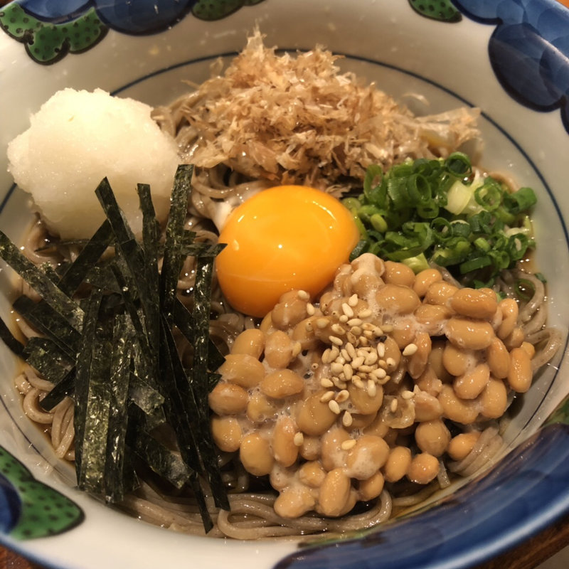 納豆そば(玄蕎麦 路庵)