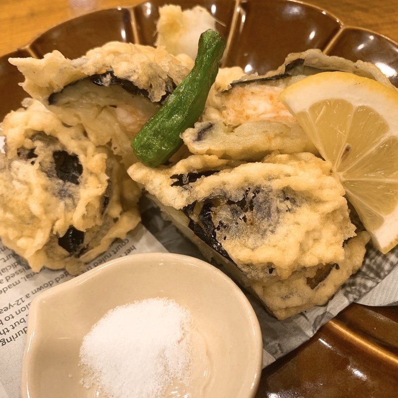 なすの海老はさみ揚げ(呑者家 末広通り店 （どんじゃか）)