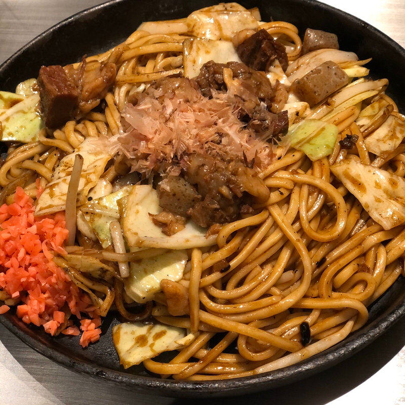 すじコン焼そば(めっせ熊 )