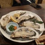 山口湾産牡蠣(生、焼き)(虎馬)