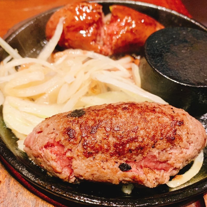 黒毛和牛100 ハンバーグ(芝浦食肉 南池袋店)