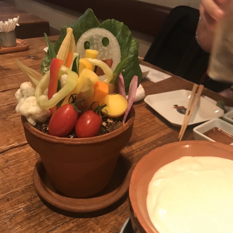 バーニャカウダ(博多炉端 魚男)