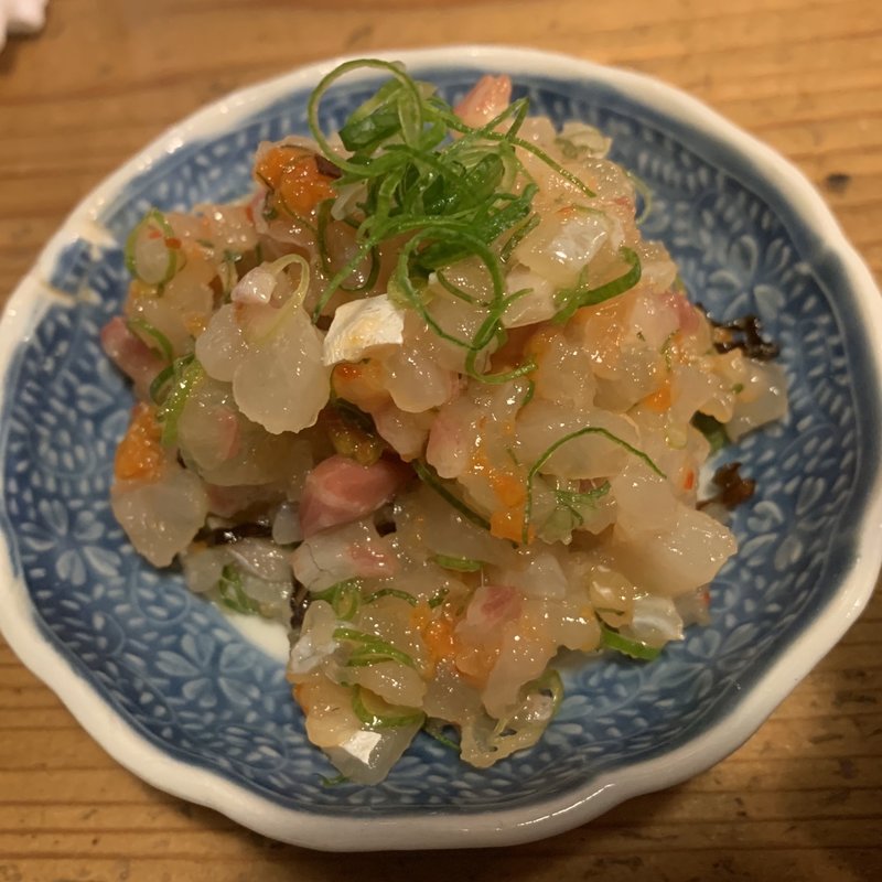 鯛の柚子胡椒和え(番屋燁)