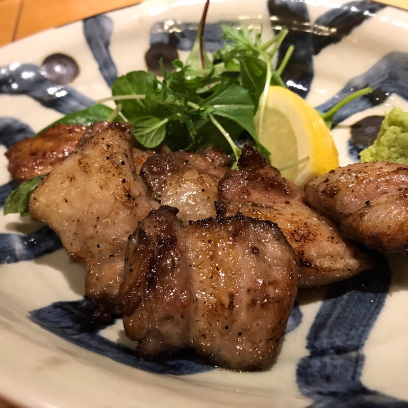 柚子豚の塩焼き(モダン酒場 浮星)