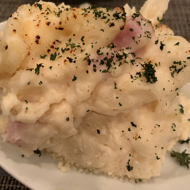 炙りポテサラ(OMOSAN BISTRO エービーフ)