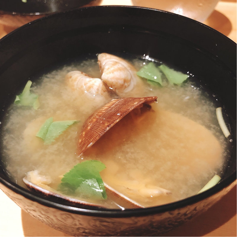 あさりの味噌汁(すし 堺)