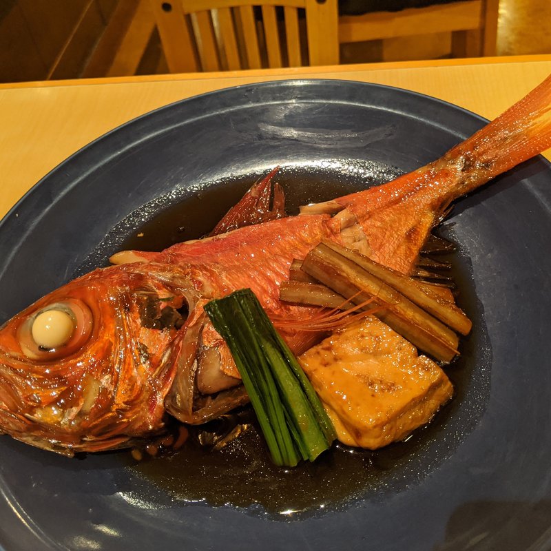 金目鯛煮付け(焼鳥チキウ)