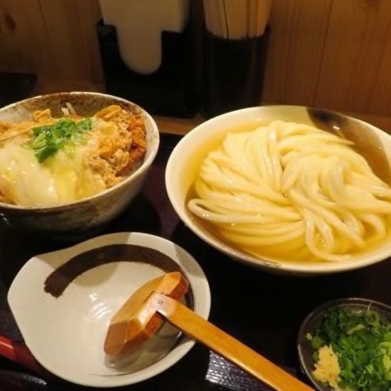 カツ丼セット(麺大盛)(純愛うどん なでしこ 原点 )