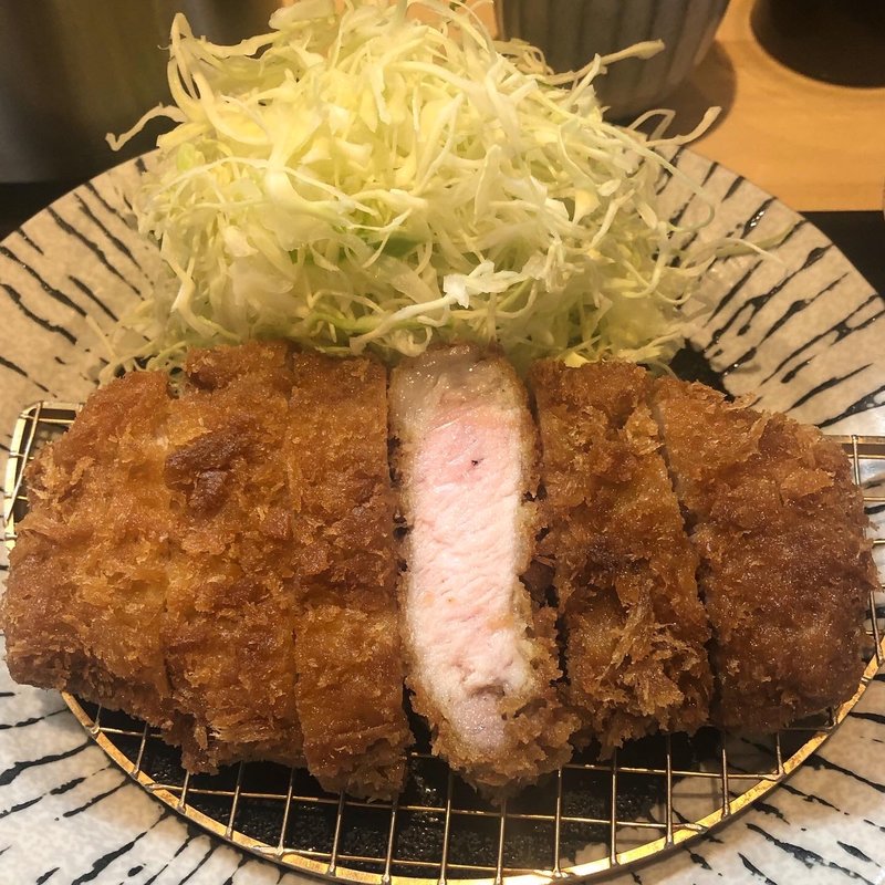 上ロース定食(井のかわず)