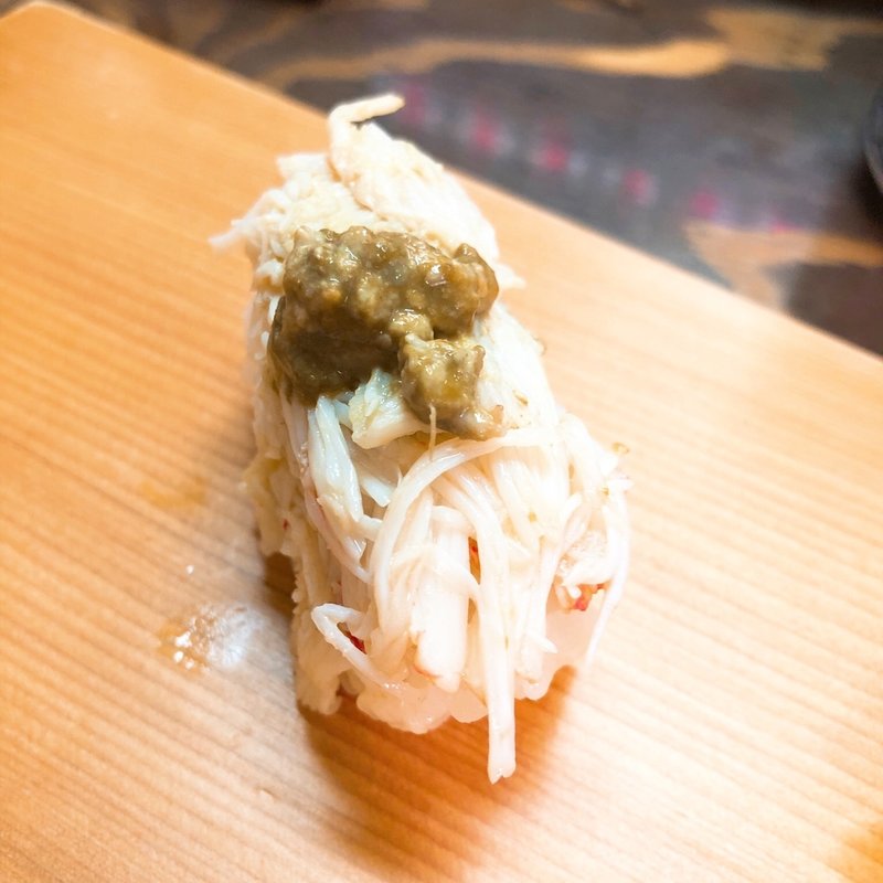 ズワイガニ(すし雅)