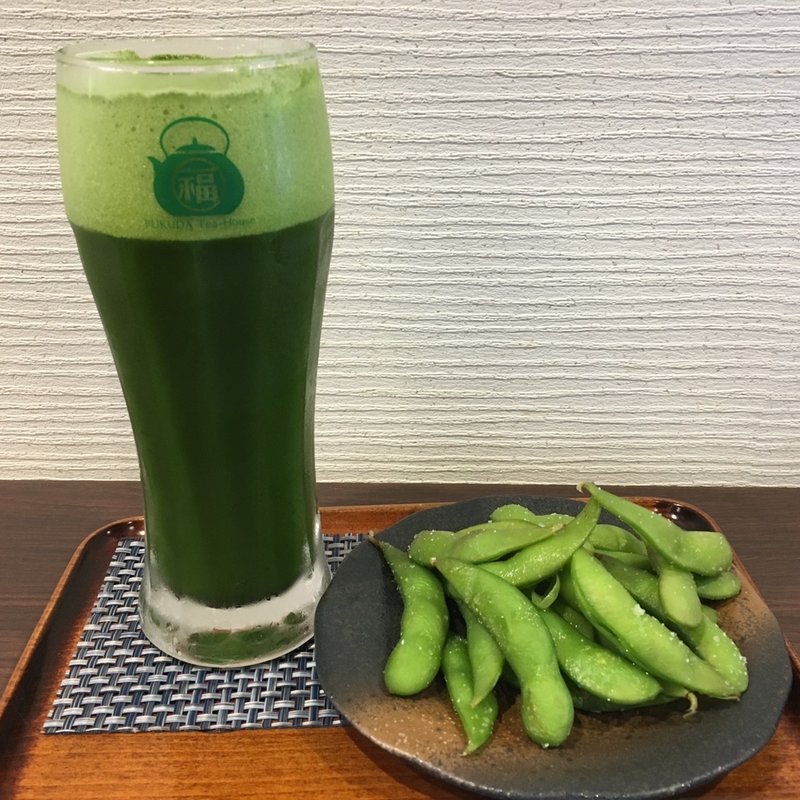 抹茶ビール(岡山後楽園 福田茶屋 )