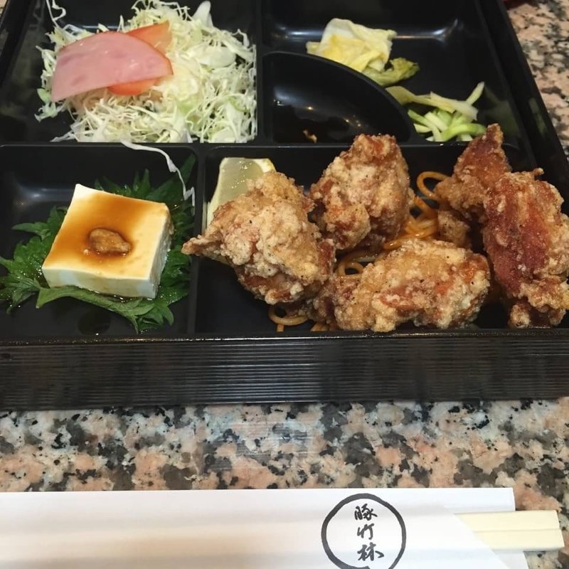 定食(とんかつ 豚竹林)