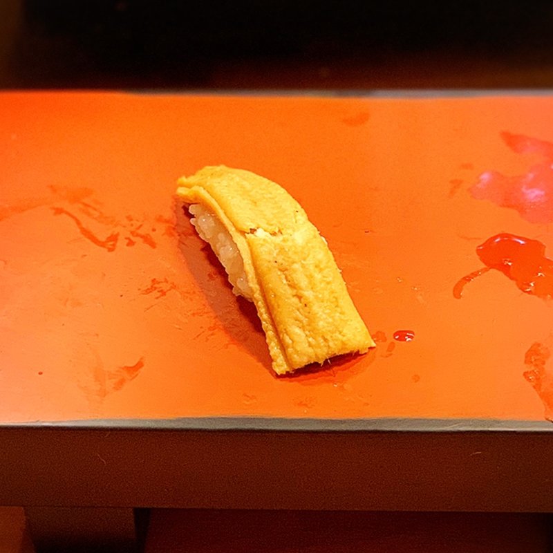 穴子のにぎり寿司(鮨乃家かわごえ )