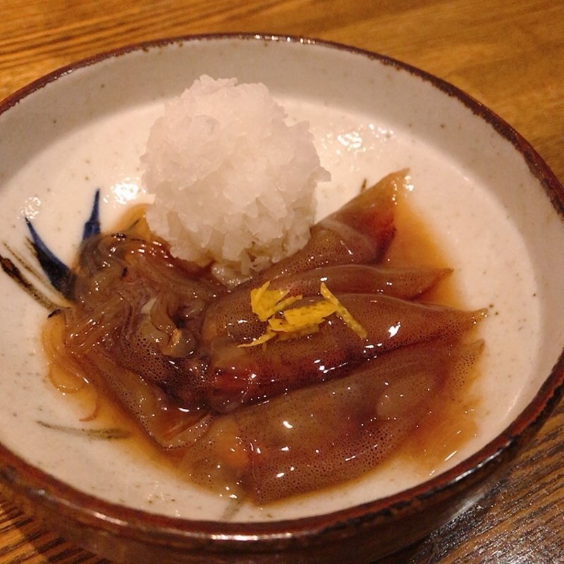 ホタルイカの沖漬け(ロヂウラ)