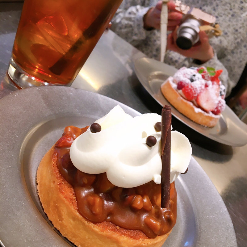 キャラメルバナナのタルト(lohasbeans coffe)