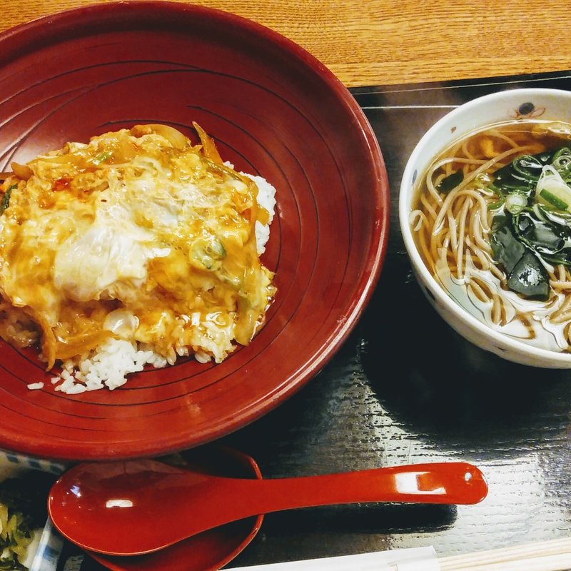 かつ重セット(総本家 浪花そば)