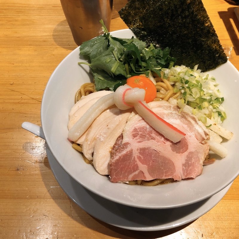 濃厚卵のまぜSOBA(むぎとオリーブ 銀座店)