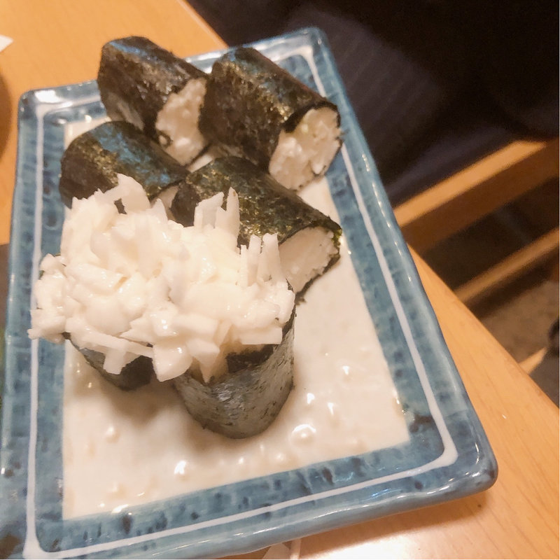 長芋の千切りのり巻き(九 （いちじく）)