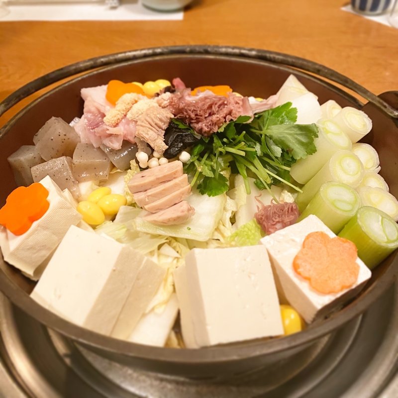 アンコウ鍋(山翠 （さんすい）)