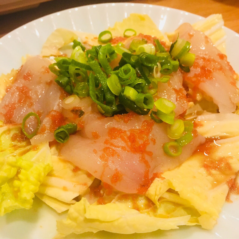 ぶつ切りてっさ(あじ平 )