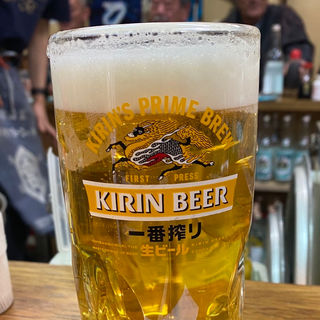 生ビール(大衆酒場 増やま)