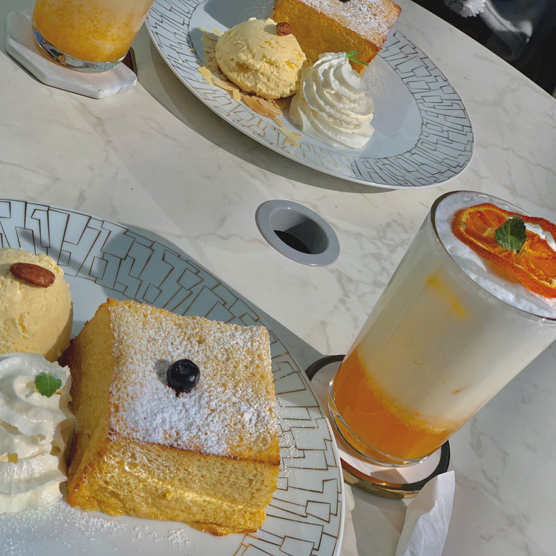 アールグレイアイスクリームフレンチトースト(Salon de Louis Jewelry Cafe)