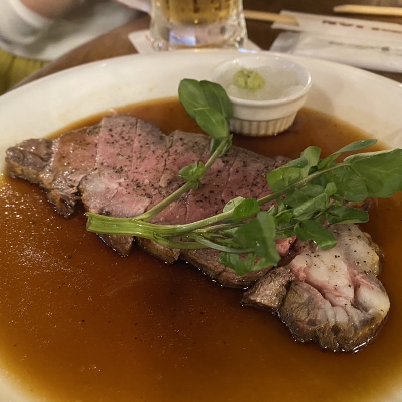 『時間・数量限定』 熟成サーロインのローストビーフ（100g）(ビヤホールライオン 銀座七丁目店 )