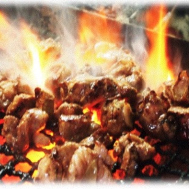 ハラミの炭火焼き(串屋横丁 浅草橋2号店)