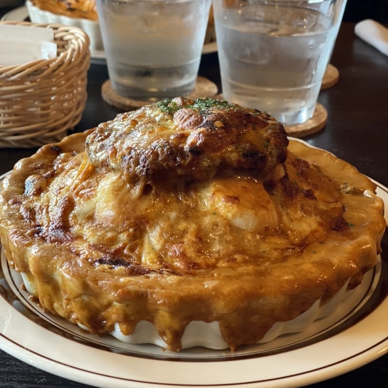 ハンバーグエッグドリア(ログハウス バロック )