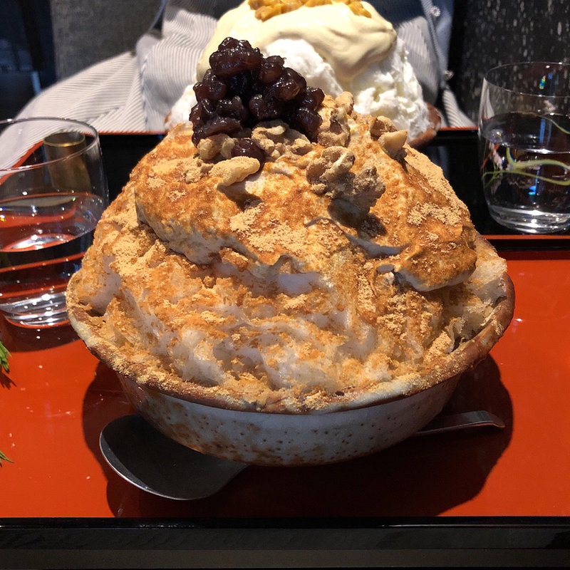 かき氷 黒蜜きなこ(廚 otona くろぎ)